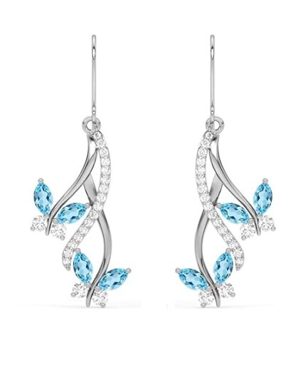 Butterfly Pendant Earring Chain Bracelet